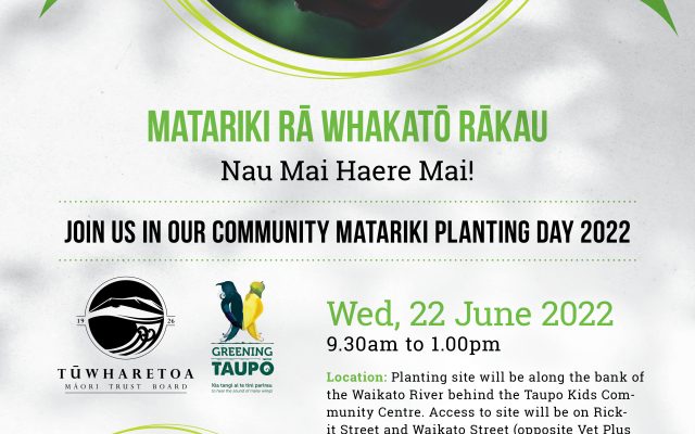 2022 Matariki Tree Planting Day