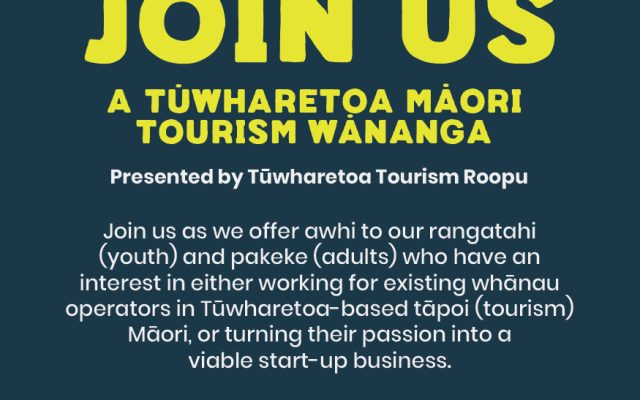 A Tourism Wānanga for Tūwharetoa by Tūwharetoa