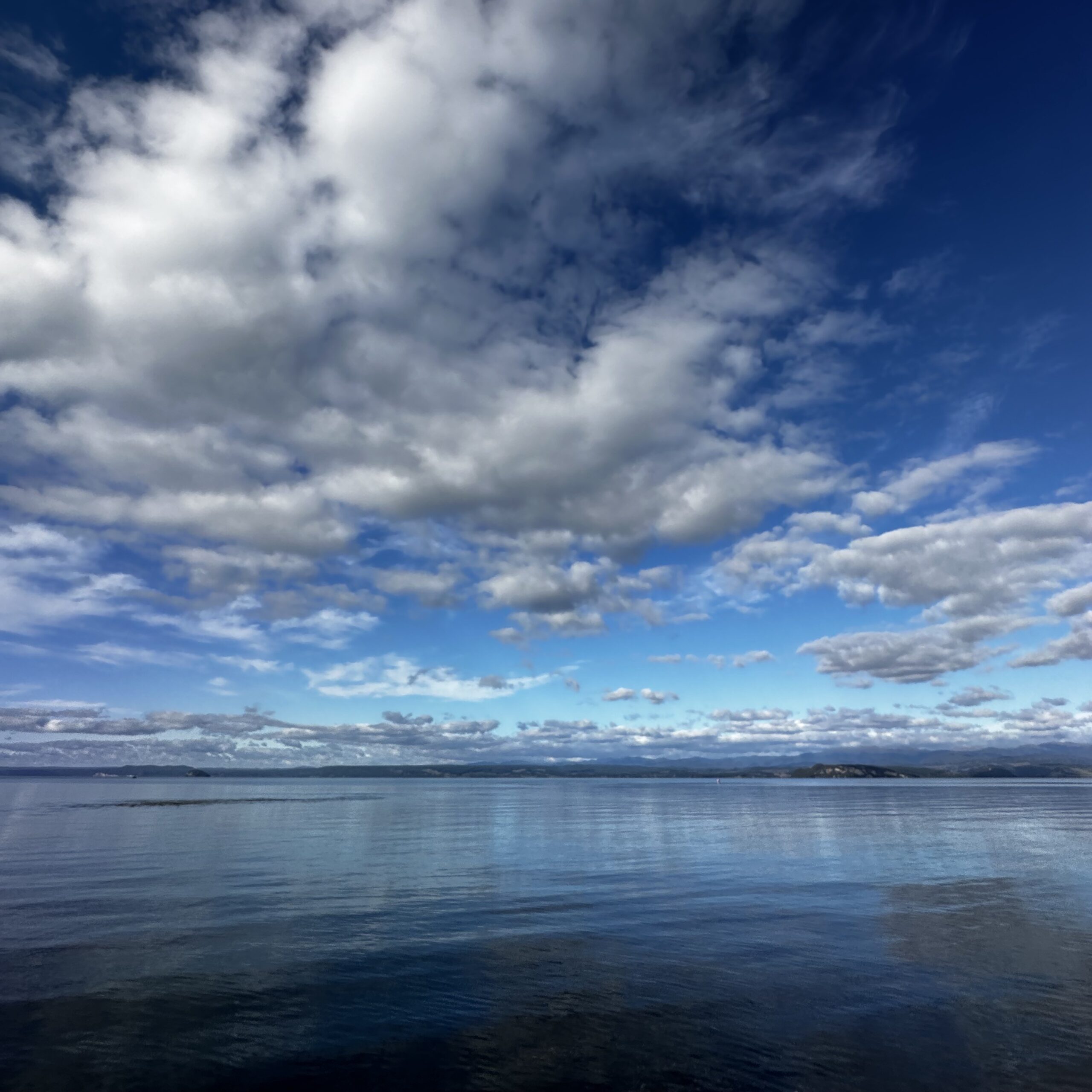 Lake and clouds